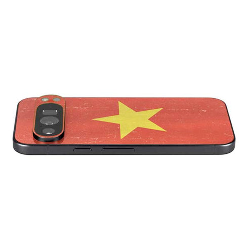 Vietnam Flag Distressed Google Pixel 9 Pro Skin